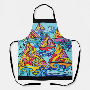 Rainbow Regatta  Apron