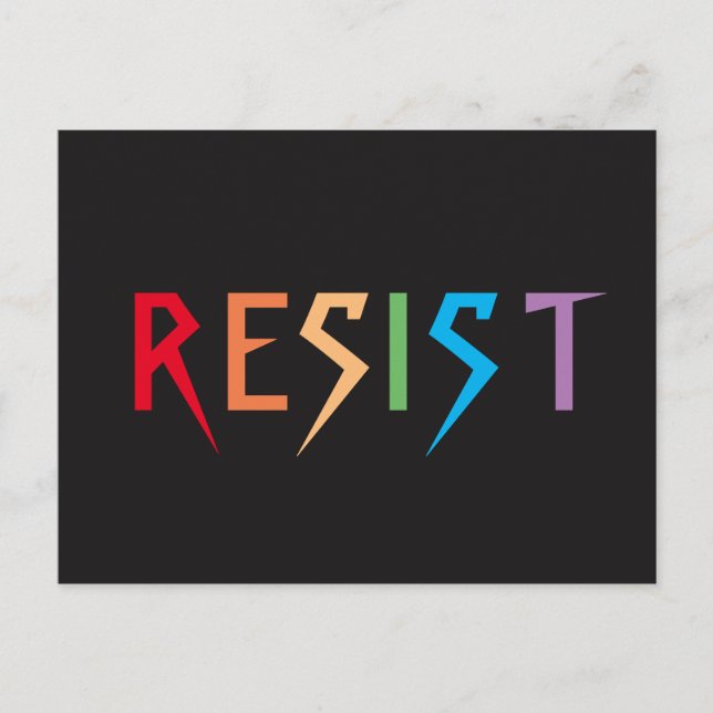 Rainbow Resist Postcard (Front)
