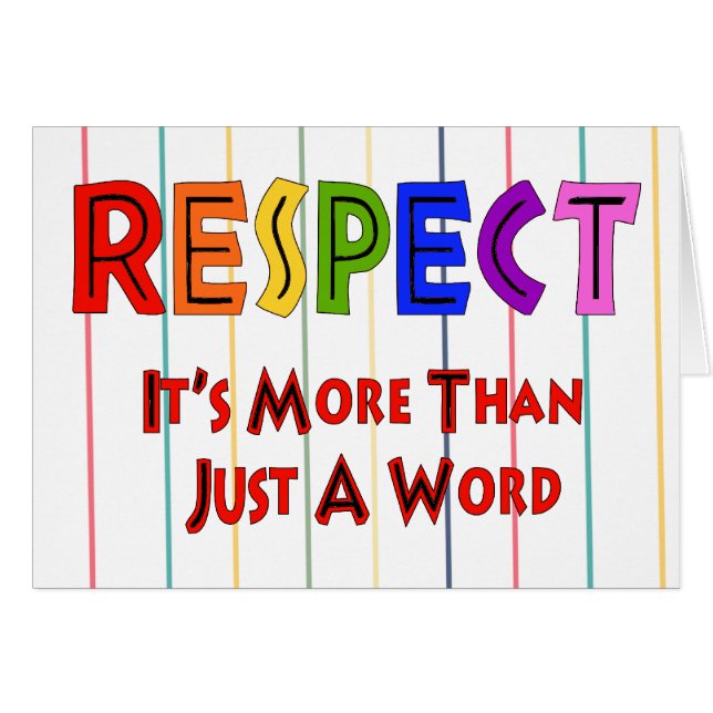 Rainbow Respect (Front Horizontal)