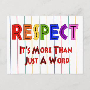 Rainbow Respect Postcard