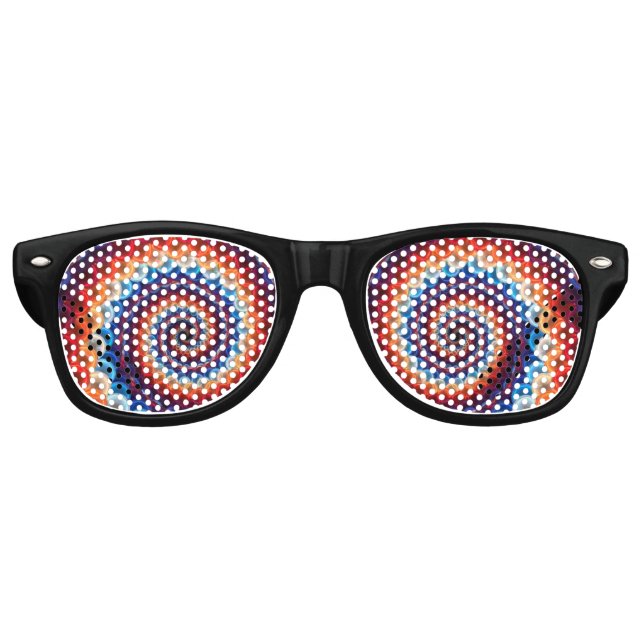 Rainbow  retro sunglasses (Front)