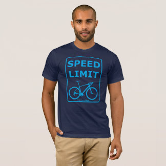 Rainbow Rex Speed Limit: Blue T-Shirt