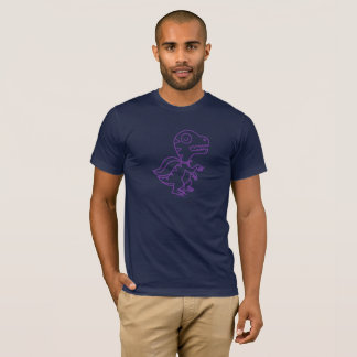 Rainbow Rex Tee: Purple T-Shirt