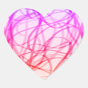 Rainbow Rhapsody Heart Sticker
