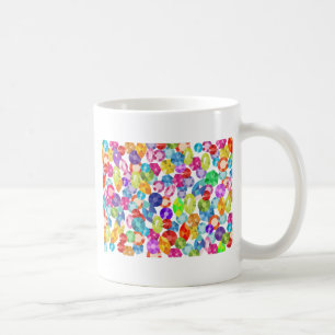 rainbow rhinestones coffee mug