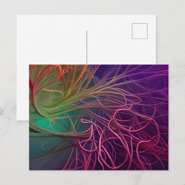 Rainbow Rhizomes   Postcard (Front/Back)