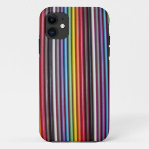 Rainbow Ribbon Cable Texture iPhone 5 Case