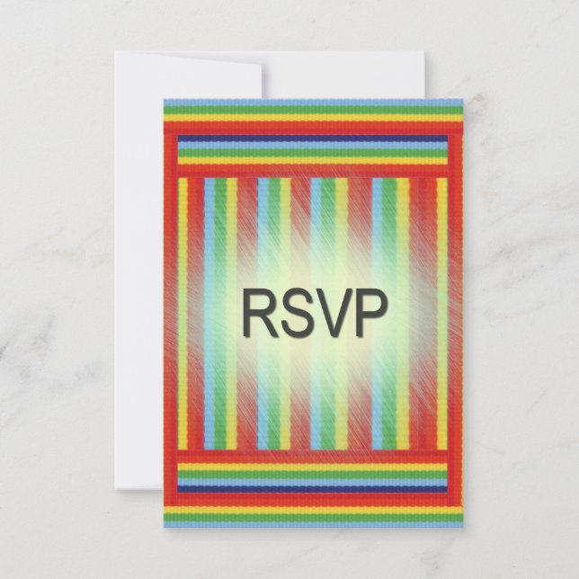 Rainbow Ribbon RSVP (Front)