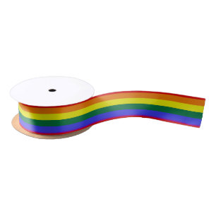 Rainbow Ribbon Satin Ribbon