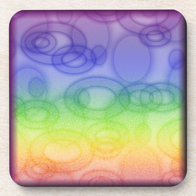 Rainbow Rings Coaster (Front)