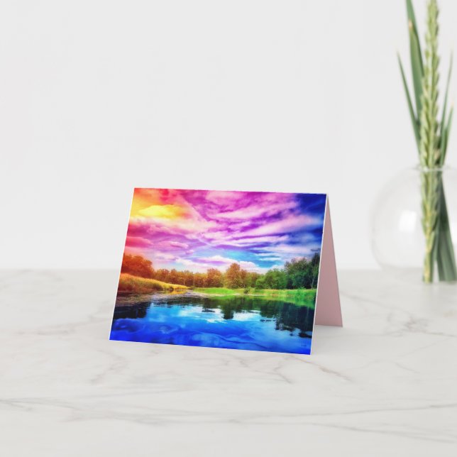 RAINBOW RIVER GREETING CARD (Front)