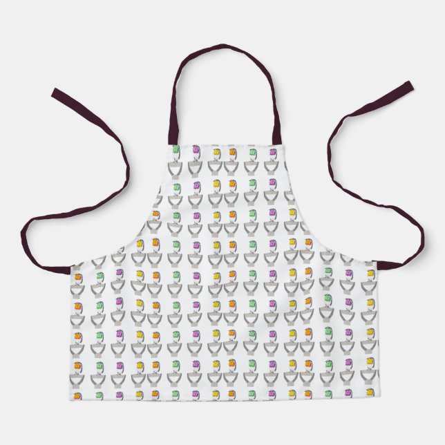 Rainbow Robins Apron (Front)