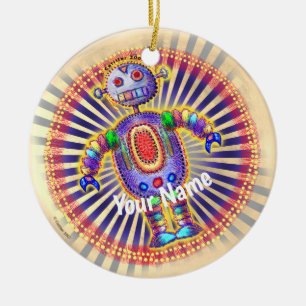 Rainbow Robot  ornament