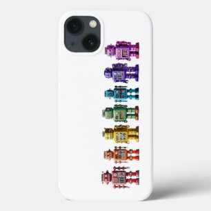 Rainbow Robots iPhone 13 Case