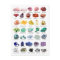 Rainbow Rock Crystal Collection Gemstone Postcard 