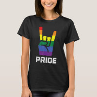 Rainbow Rock Hand Sign Pride Punk Gay Flag Lgbtq M