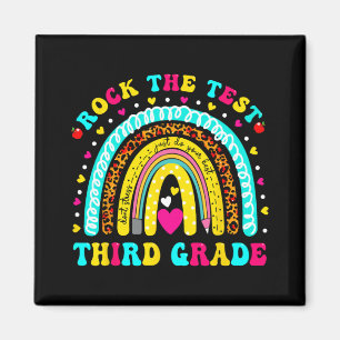 Rainbow Rock The Test Day Third Grade Testing Day  Magnet