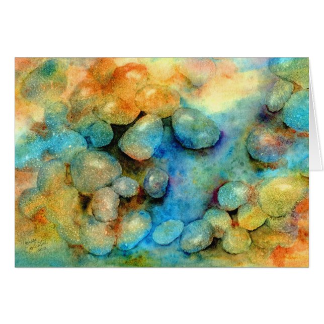 Rainbow Rocks Card (Front Horizontal)