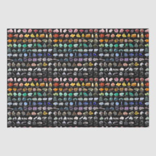 Rainbow Rocks Crystal Collection Chart Tissue Paper