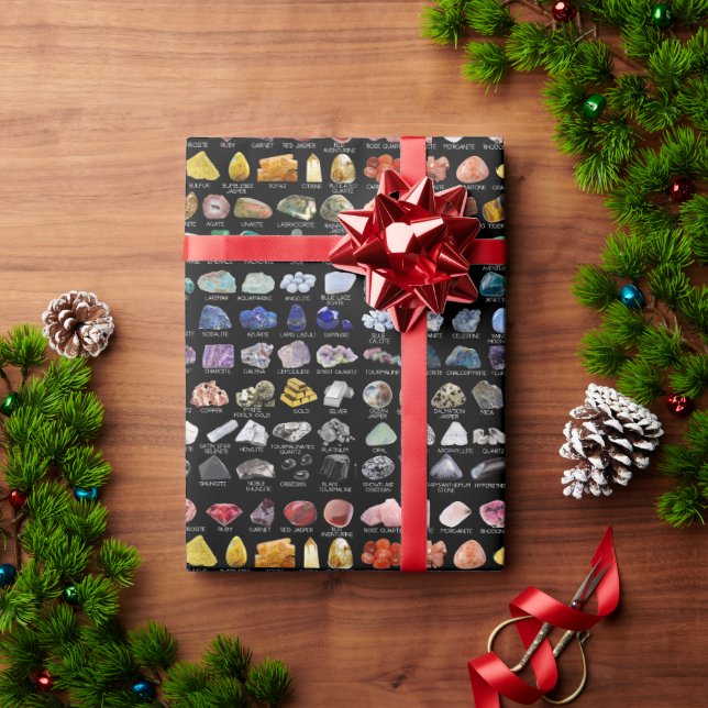 Rainbow Rocks Crystal Collection Wrapping Paper (Holiday Gift)
