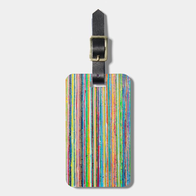 Rainbow Roll Luggage Tag (Front Vertical)