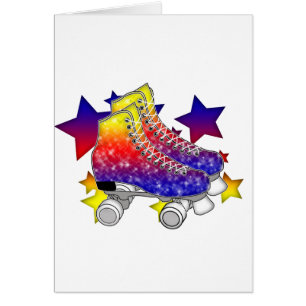 Rainbow Rollerskates
