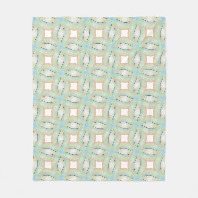 Rainbow Rope 3D Fleece Blanket (Front)