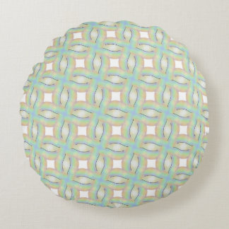 Rainbow Rope 3D Round Cushion