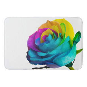 Rainbow Rose Bath Mat