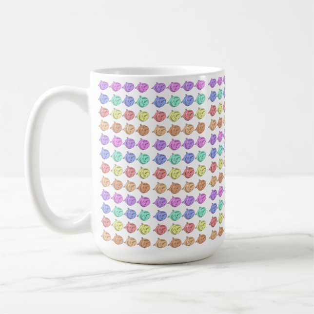Rainbow Roses Coffee Mug (Left)