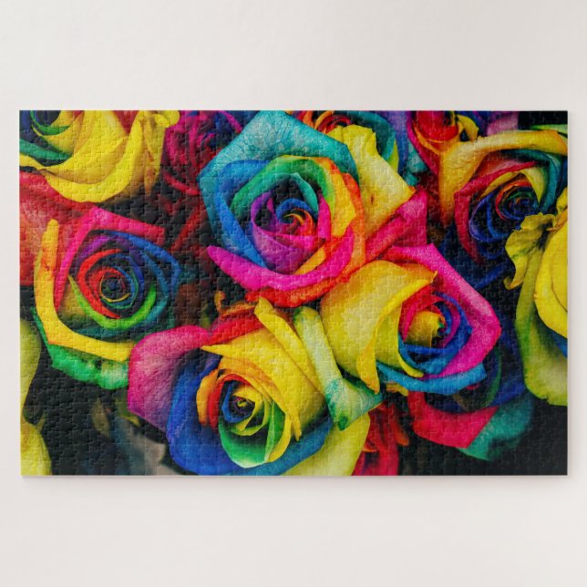 rainbow roses puzzle (Horizontal)