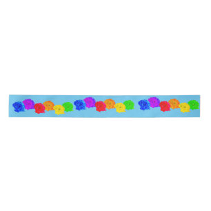 Rainbow Roses  Satin Ribbon