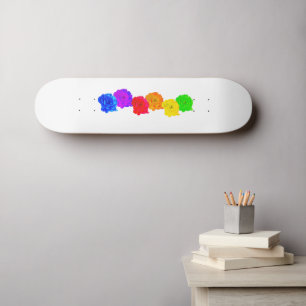 Rainbow Roses  Skateboard