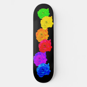 Rainbow Roses Skateboard