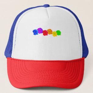 Rainbow Roses Trucker Hat
