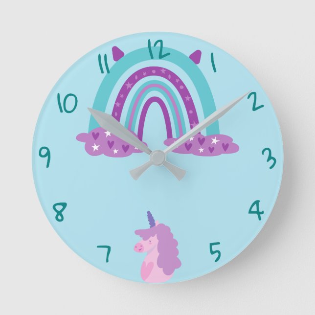 Rainbow Round Clock (Front)