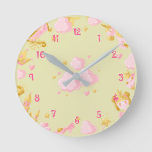 Rainbow Round Clock