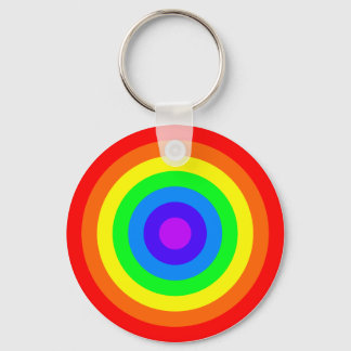 Rainbow Roundel Key Ring
