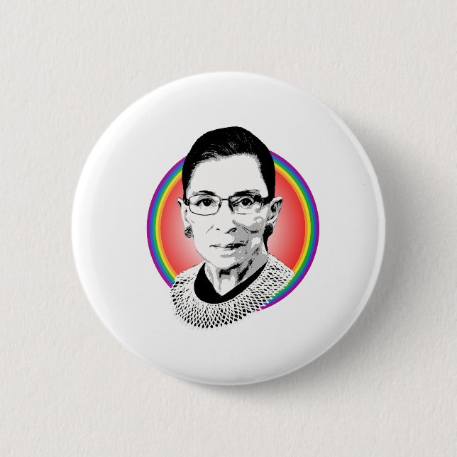 Rainbow Ruth 6 Cm Round Badge (Front)