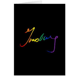 Rainbow Ruth Bader Ginsburg Autograph - LGBT Polit