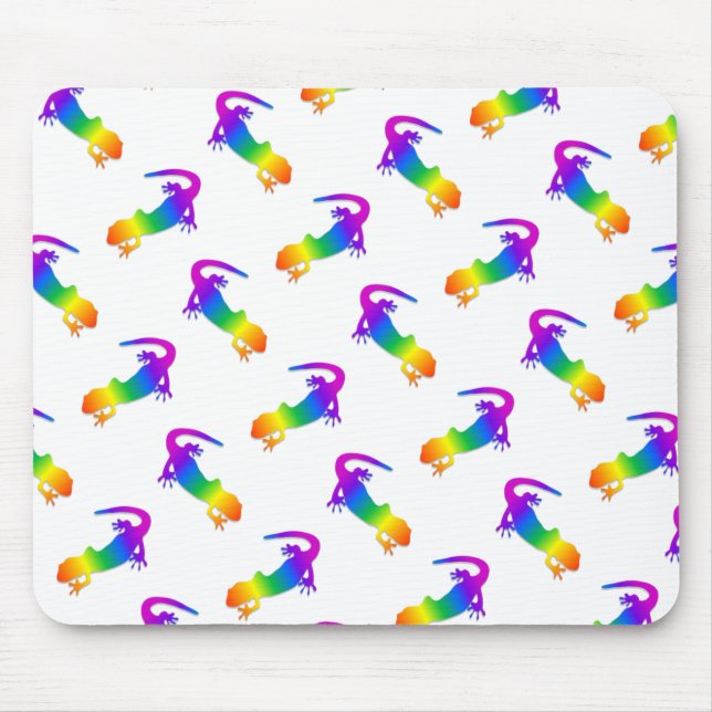 Rainbow Salamander Mouse Pad (Front)