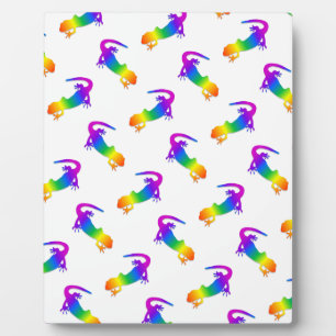 Rainbow Salamander Plaque