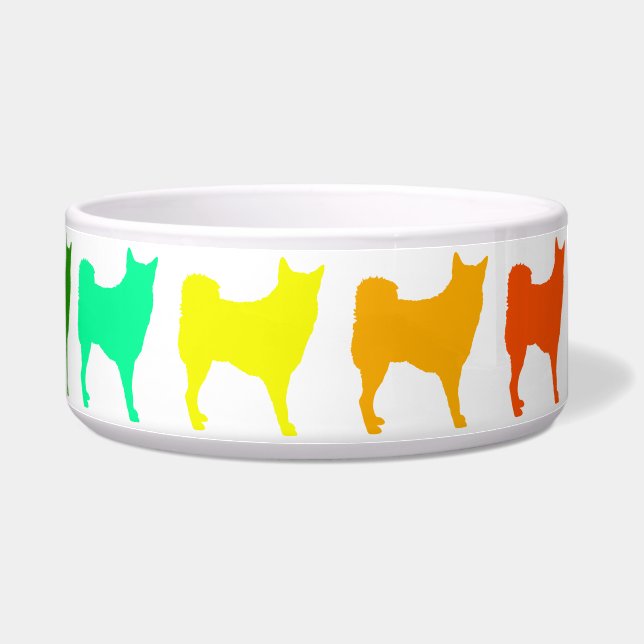Rainbow Samoyed Pet Bowl (Right)