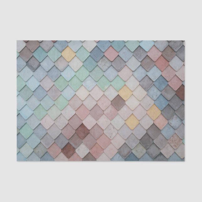 Rainbow Scales Tissue Paper (Front)