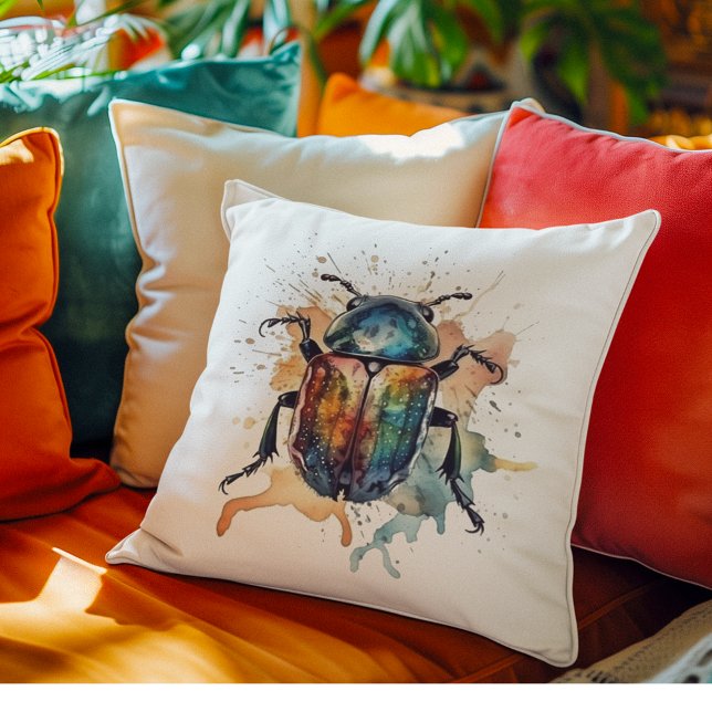 Rainbow Scarab Cushion (Creator Uploaded)