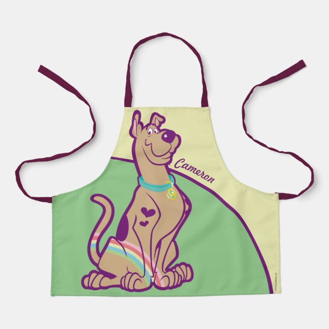 Rainbow Scooby-Doo Apron (Front)