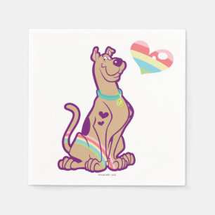 Rainbow Scooby-Doo Napkin