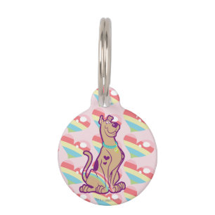 Rainbow Scooby-Doo Pet Tag