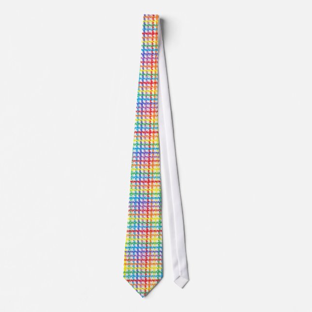 Rainbow Scratch Tie (Front)