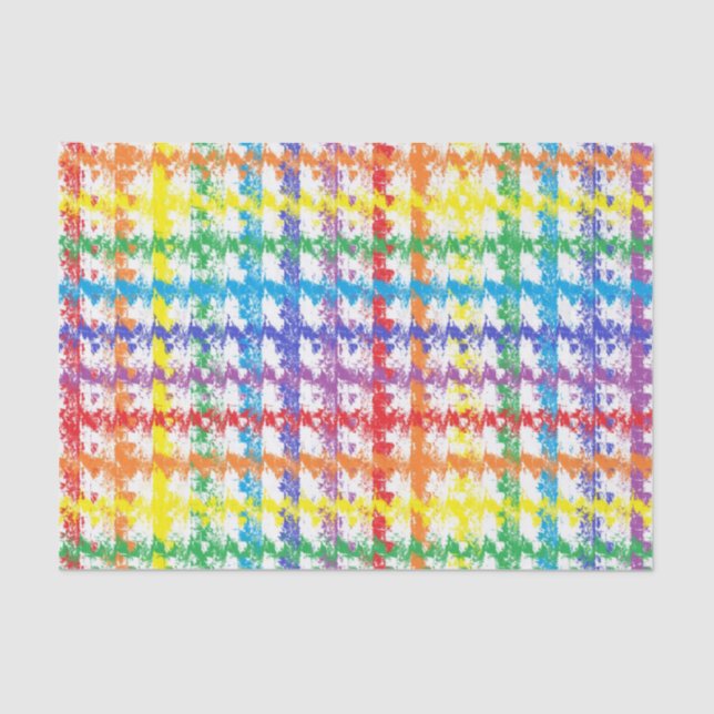 Rainbow Scratch Tissue Paper (Front)